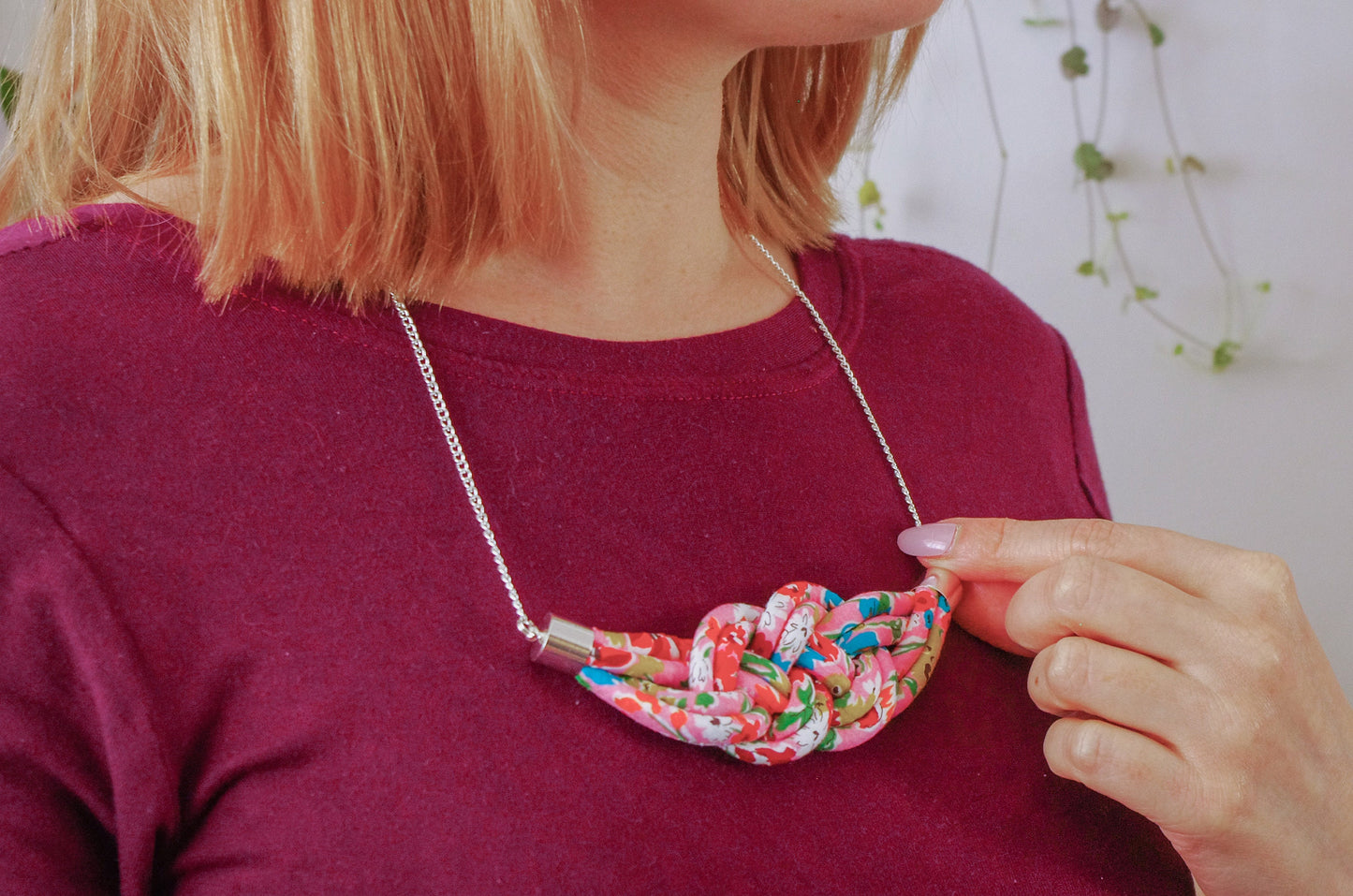 Josephine Knot Pendant - California Bloom