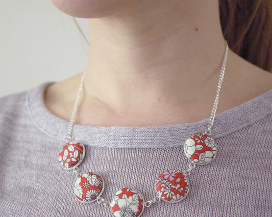 Cabochon Necklace - June's Meadow