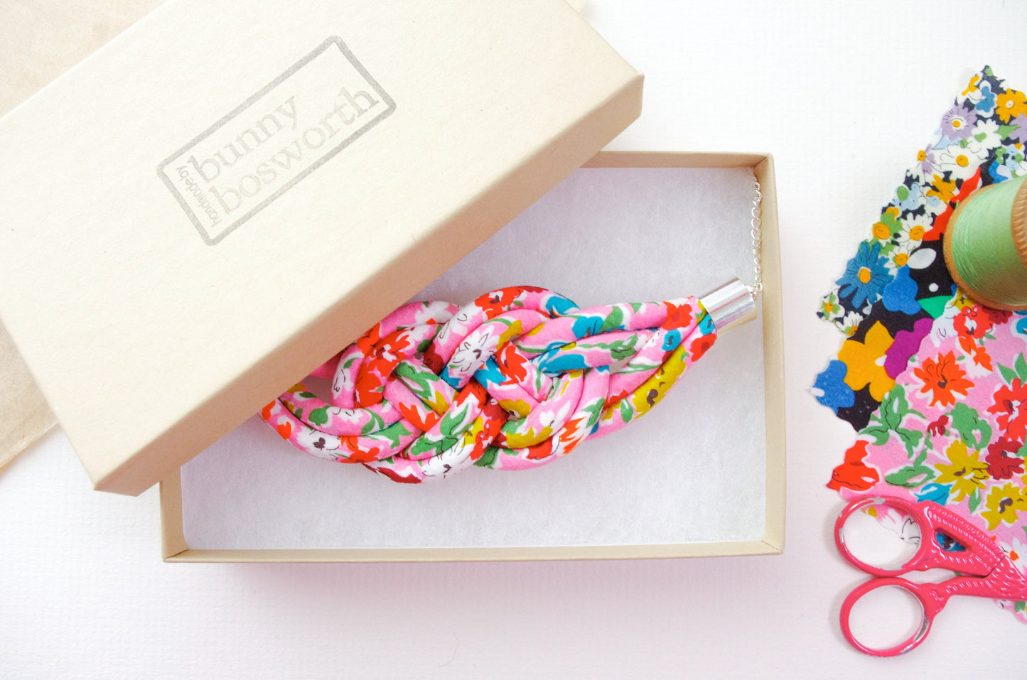 Josephine Knot Pendant - California Bloom