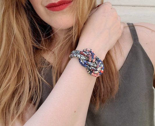 Eight Knot Bracelet - Elderberry