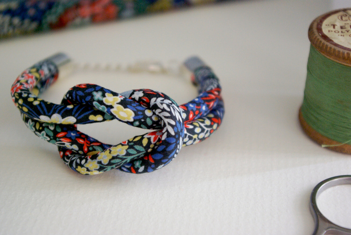 Reef Knot Bracelet - Elderberry